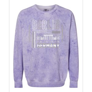 Berlin Germany Colorblast Crewneck Sweatshirt