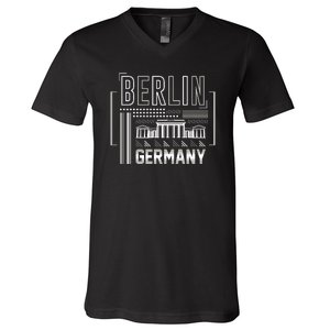 Berlin Germany V-Neck T-Shirt