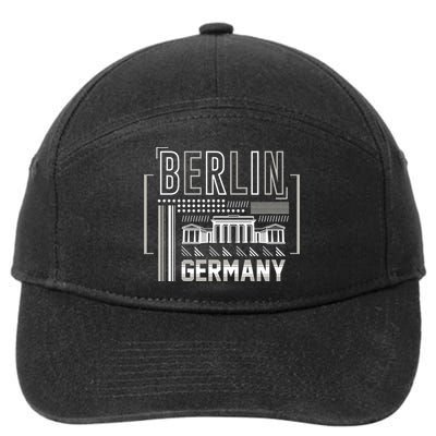 Berlin Germany 7-Panel Snapback Hat
