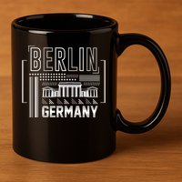 Berlin Germany 11oz C Handle Ceramic Mug