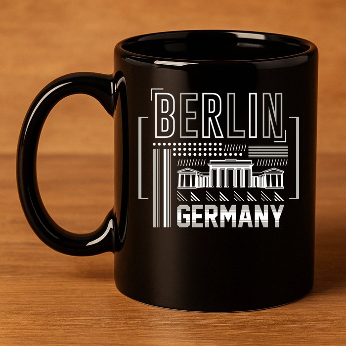 Berlin Germany 11oz C Handle Ceramic Mug