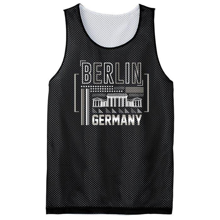 Berlin Germany Mesh Reversible Basketball Jersey Tank