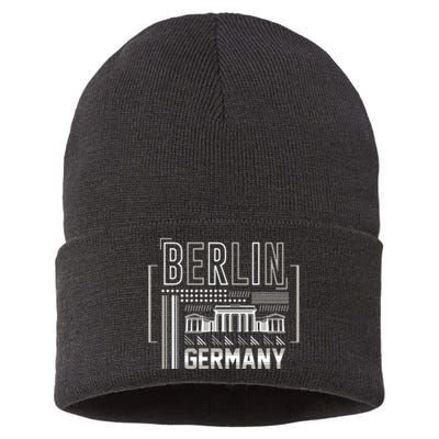 Berlin Germany Sustainable Knit Beanie