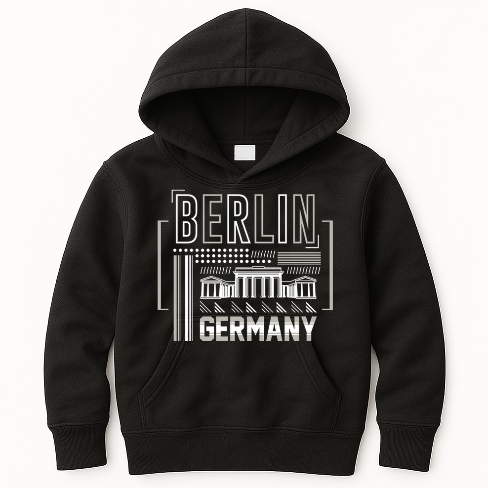 Berlin Germany Kids Hoodie