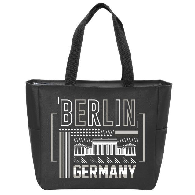 Berlin Germany Zip Tote Bag