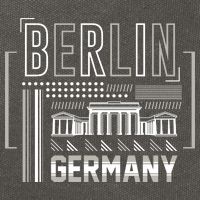 Berlin Germany Cotton Canvas Backpack