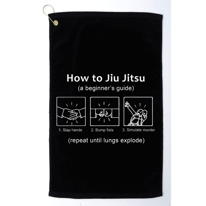 Bjj Gifts Beginner Jiu Jitsu Guide Funny Brazilian Jiu Jitsu Golf Towel