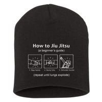 Bjj Gifts Beginner Jiu Jitsu Guide Funny Brazilian Jiu Jitsu Short Acrylic Beanie