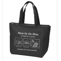 Bjj Gifts Beginner Jiu Jitsu Guide Funny Brazilian Jiu Jitsu Zip Tote Bag