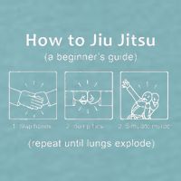 Bjj Gifts Beginner Jiu Jitsu Guide Funny Brazilian Jiu Jitsu Sueded Cloud Jersey T-Shirt