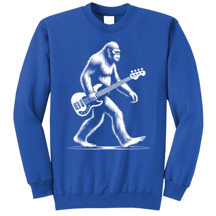 Bass Guitarist Bigfoot Bass Guitar Player Sasquatch Gift Sweatshirt