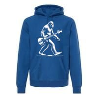 Bass Guitarist Bigfoot Bass Guitar Player Sasquatch Gift Premium Hoodie