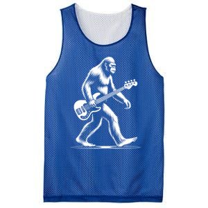 Bass Guitarist Bigfoot Bass Guitar Player Sasquatch Gift Mesh Reversible Basketball Jersey Tank