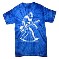 Bass Guitarist Bigfoot Bass Guitar Player Sasquatch Gift Tie-Dye T-Shirt