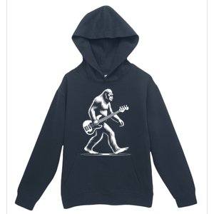 Bass Guitarist Bigfoot Bass Guitar Player Sasquatch Gift Urban Pullover Hoodie