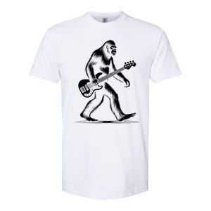 Bass Guitarist Bigfoot Bass Guitar Player Sasquatch Gift Softstyle CVC T-Shirt