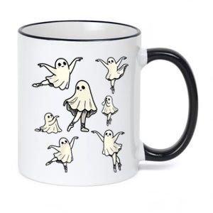 Ballet Ghost Ballet Dancer Spooky Dance Teacher Halloween 11oz Black Color Changing Mug