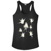 Ballet Ghost Ballet Dancer Spooky Dance Teacher Halloween Ladies PosiCharge Competitor Racerback Tank