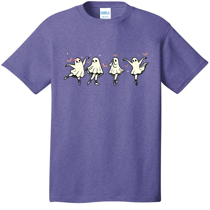 Ballet Ghost Ballet Dancer Spooky Dance Teacher Halloween T-Shirt