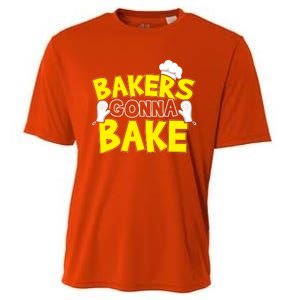 Bakers Gonna Bake Gift Baking Baker Gift Cooling Performance Crew T-Shirt