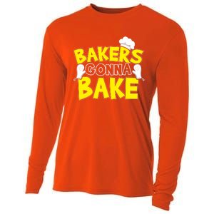 Bakers Gonna Bake Gift Baking Baker Gift Cooling Performance Long Sleeve Crew