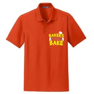 Bakers Gonna Bake Gift Baking Baker Gift Dry Zone Grid Polo