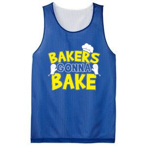 Bakers Gonna Bake Gift Baking Baker Gift Mesh Reversible Basketball Jersey Tank