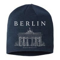 Berlin Germany Brandenburg Gate Sustainable Beanie