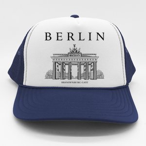 Berlin Germany Brandenburg Gate Trucker Hat