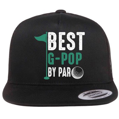 Best G-Pop By Par Father's Day Golf Gift Grandpa Flatbill Hat