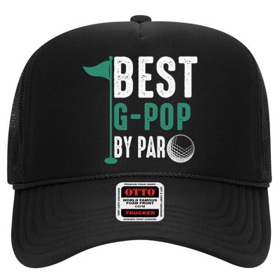 Best G-Pop By Par Father's Day Golf Gift Grandpa Trucker Hat