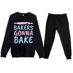 Bakers Gonna Bake Gift For Teen Premium Crewneck Sweatsuit Set