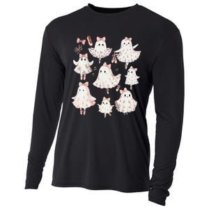 Ballet Ghost Ballet Dancer Spooky Dance Teacher Halloween Cooling Performance Long Sleeve Crew