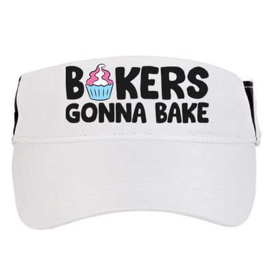 Bakers Gonna Bake Kitchen Dessert Baking Cupcakes Gift Adult Drive Performance Visor