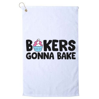 Bakers Gonna Bake Kitchen Dessert Baking Cupcakes Gift Golf Towel
