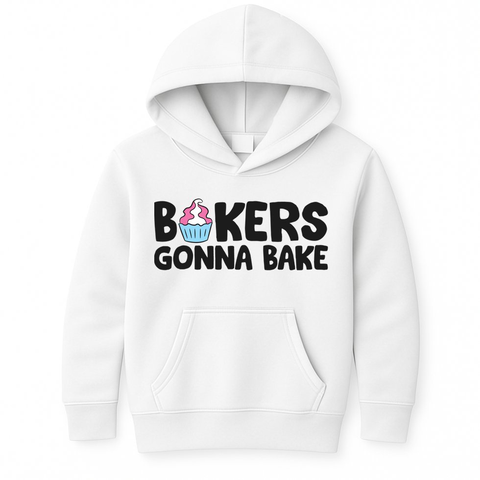 Bakers Gonna Bake Kitchen Dessert Baking Cupcakes Gift Kids Hoodie