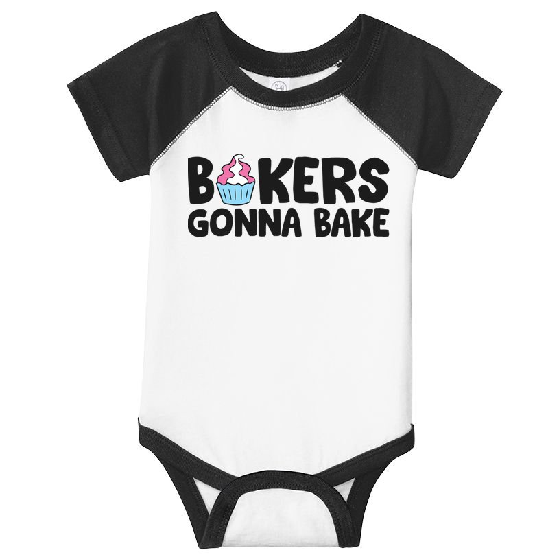 Bakers Gonna Bake Kitchen Dessert Baking Cupcakes Gift Infant Baby Jersey Bodysuit