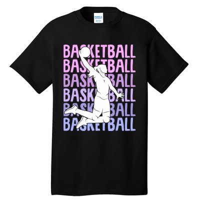 Basketball Girl Tall T-Shirt