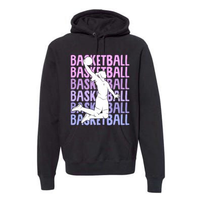 Basketball Girl Premium Hoodie