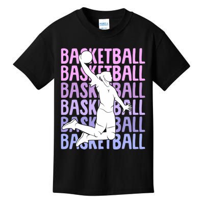 Basketball Girl Kids T-Shirt