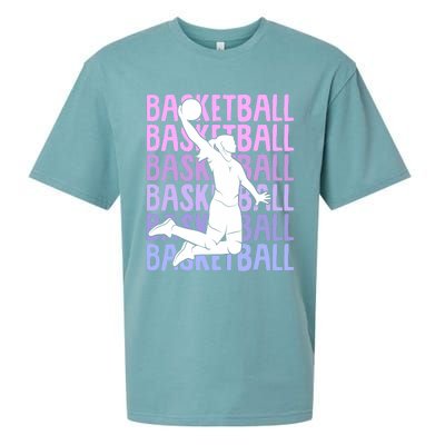 Basketball Girl Sueded Cloud Jersey T-Shirt