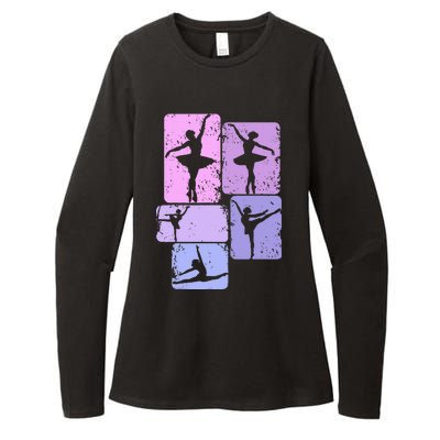 Ballerina Girl Ballet Womens CVC Long Sleeve Shirt