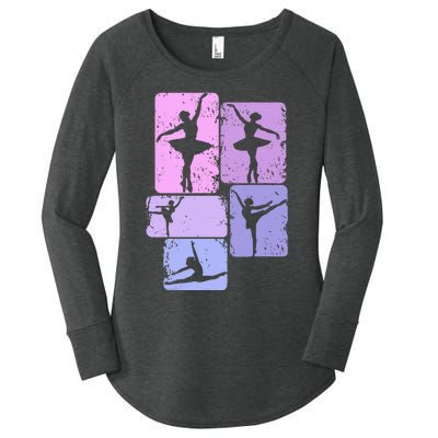 Ballerina Girl Ballet Women's Perfect Tri Tunic Long Sleeve Shirt