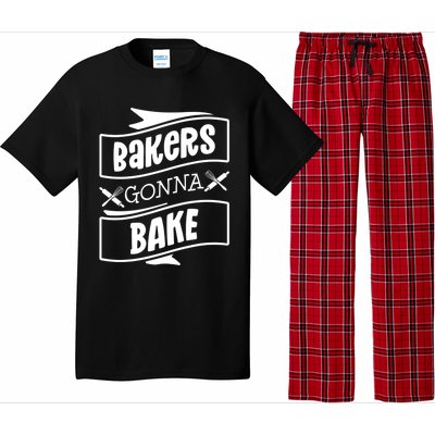 Bakers Gonna Bake Funny Baking Gift Simple Gift Pajama Set