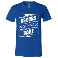 Bakers Gonna Bake Funny Baking Gift Simple Gift V-Neck T-Shirt