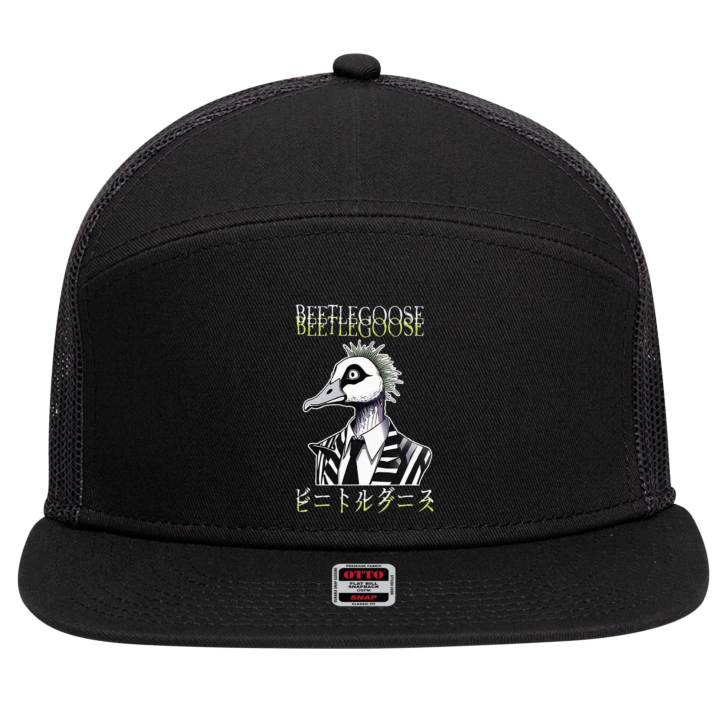 Beetle Goose 7 Panel Mesh Trucker Snapback Hat