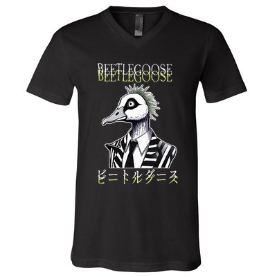 Beetle Goose V-Neck T-Shirt