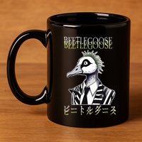 Beetle Goose 11oz C Handle Ceramic Mug