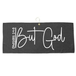 But God Believers God Large Microfiber Waffle Golf Towel