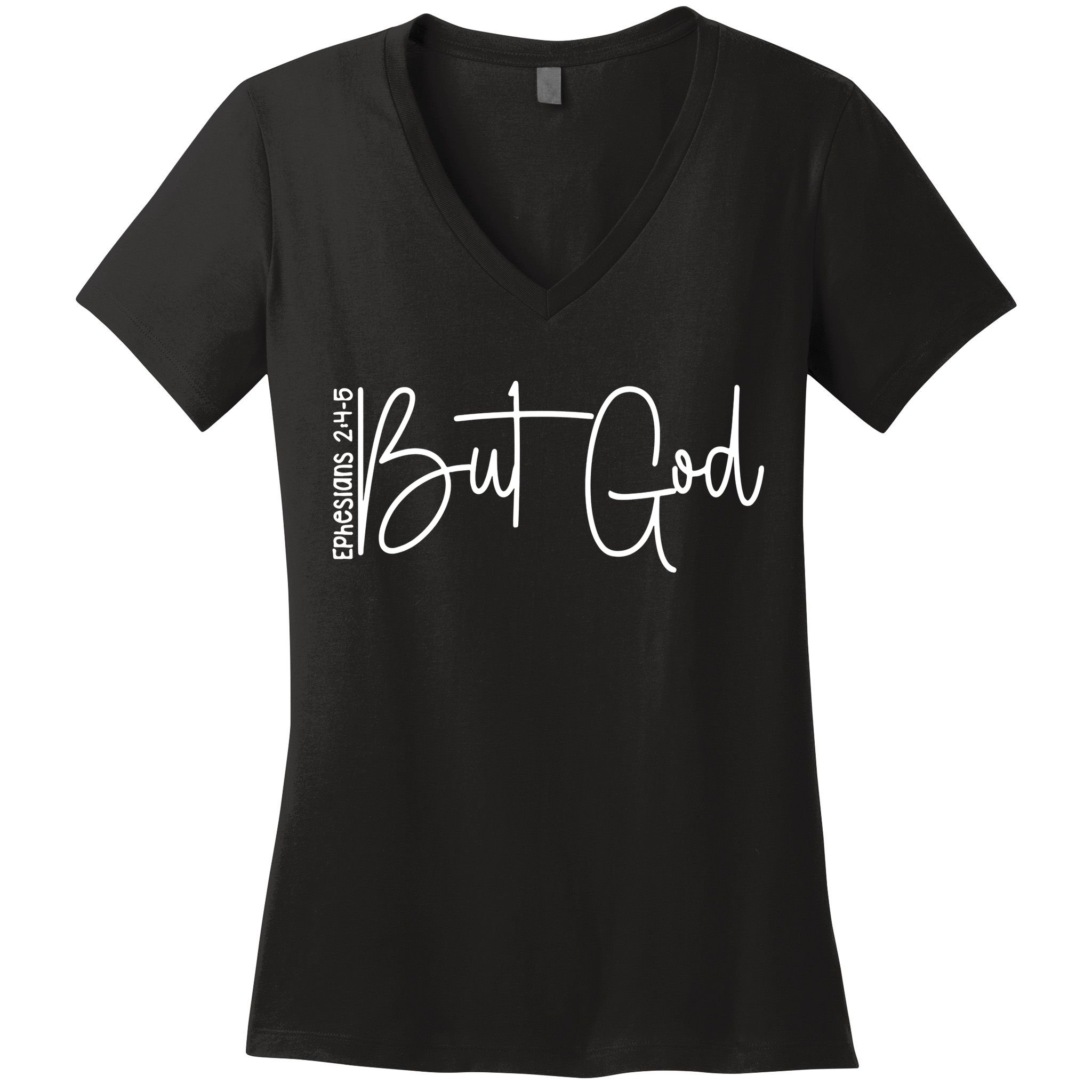 But God Believers God Women's V-Neck T-Shirt